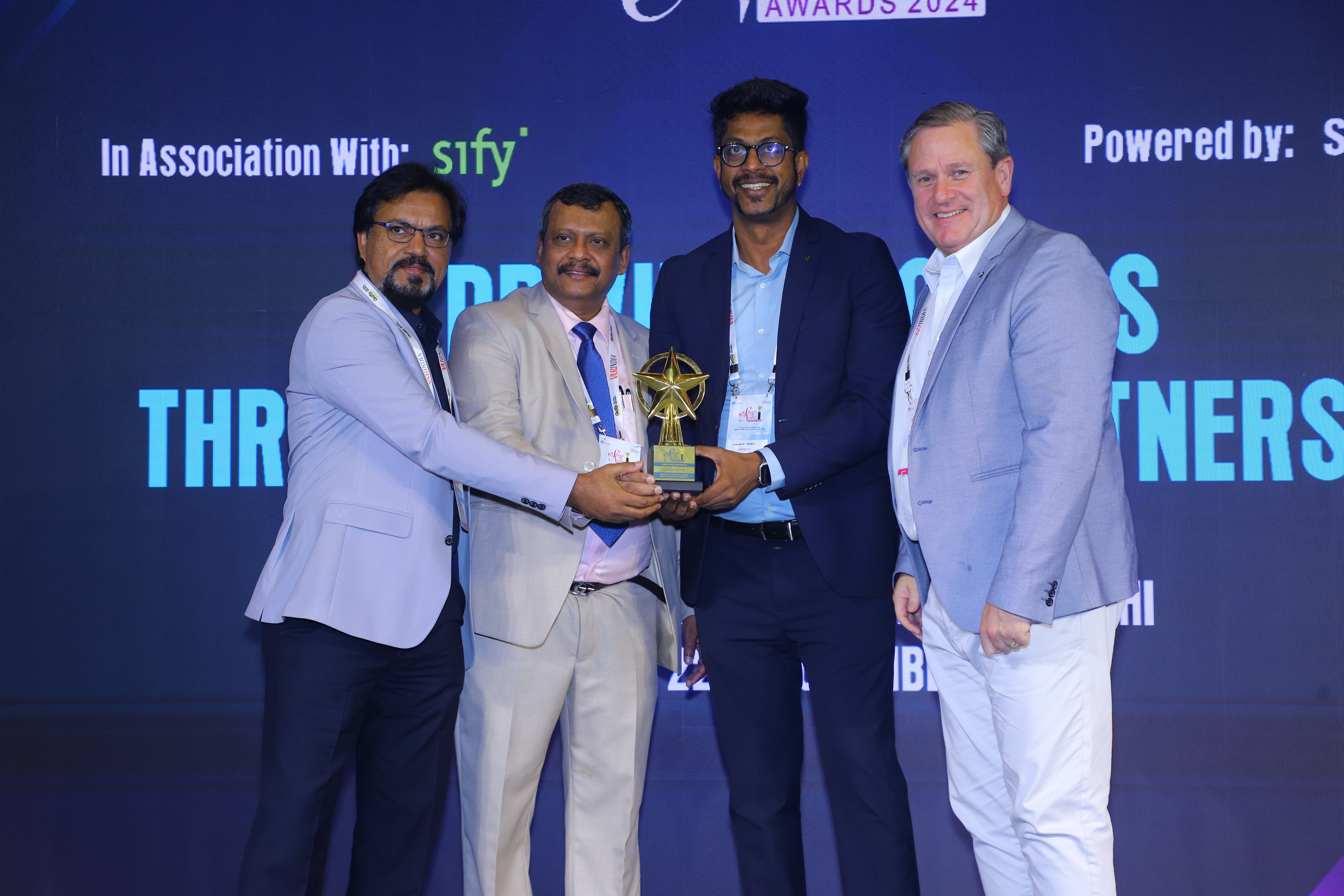 Eminent VARs of the Year 2024 Awards in the Category of - Emerging Partner Award -Mission Critical Mobility: INTACT IT PVT LTD