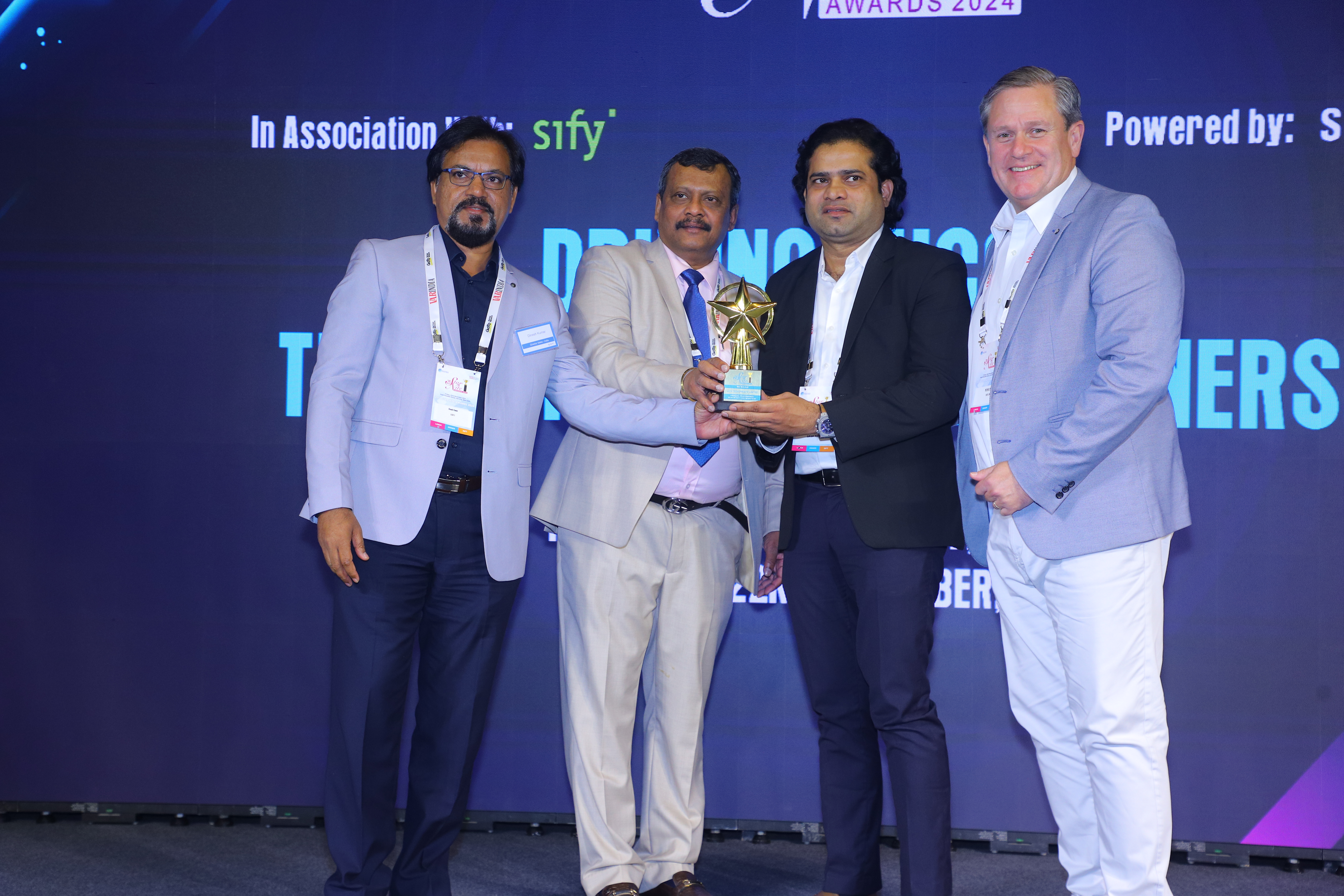 Eminent VARs of the Year 2024 Awards in the Category of -BEST PARTNER For SOTI Products: Laya Tech Private Limited