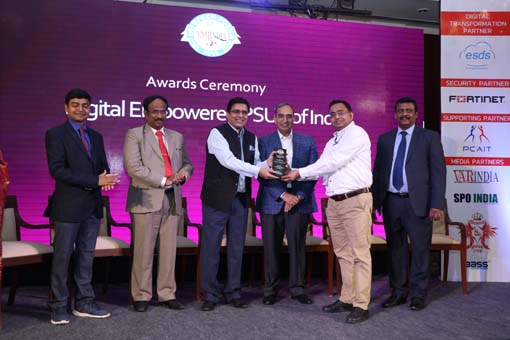 Railtel Corporation Of India receives Digital Empowered PSU of India Award at 3rd Cyber Security Conclave 2019