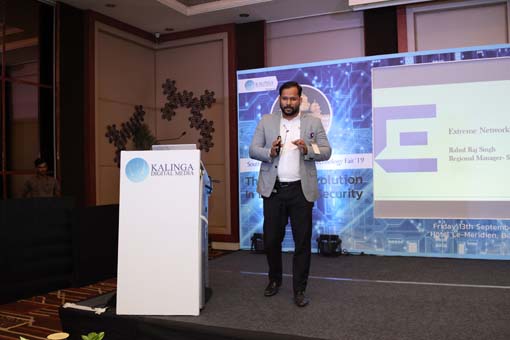Presentation by Mr. Rahul, Regional Manager, - Extreme Networks at 10th SIITF 2019