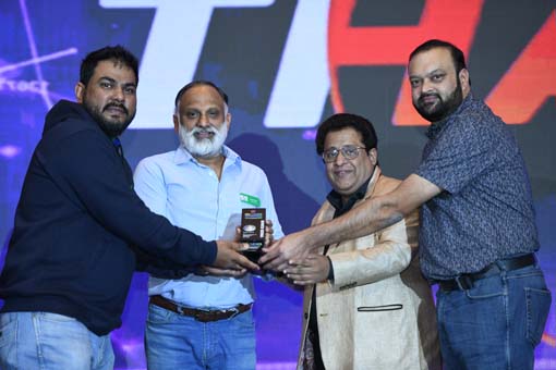 Partners While Receiving The Award at ISODA TechSummit 2020     