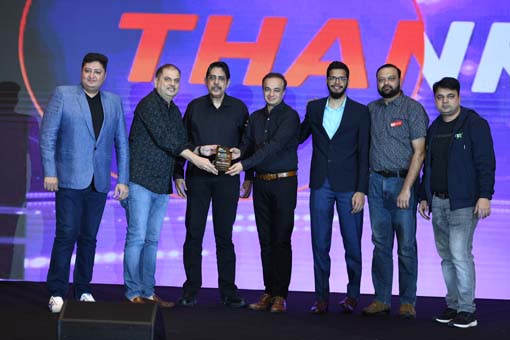 Partners While Receiving The Award at ISODA TechSummit 2020             