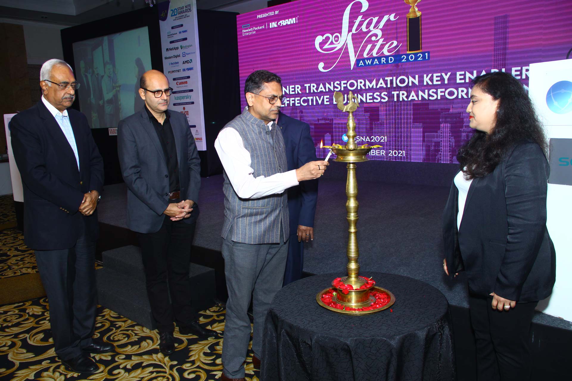 Lamp Light Ceremony at 20th Star Nite Awards 2021