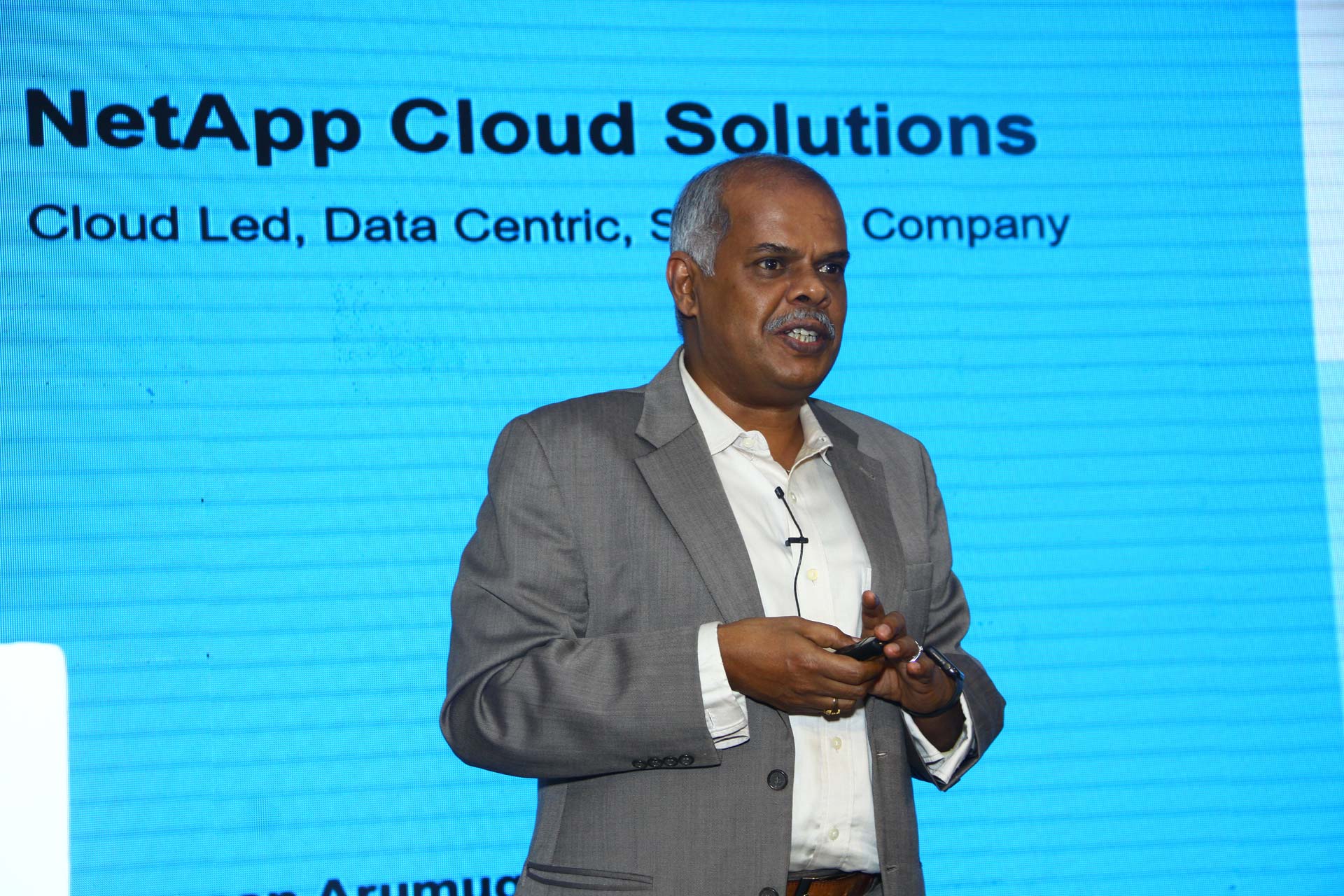 Presentation by Mr. Ganesan Arumugam, Director-Channel Sales-India & SAARC- Netapp at 20th Star Nite Awards 2021