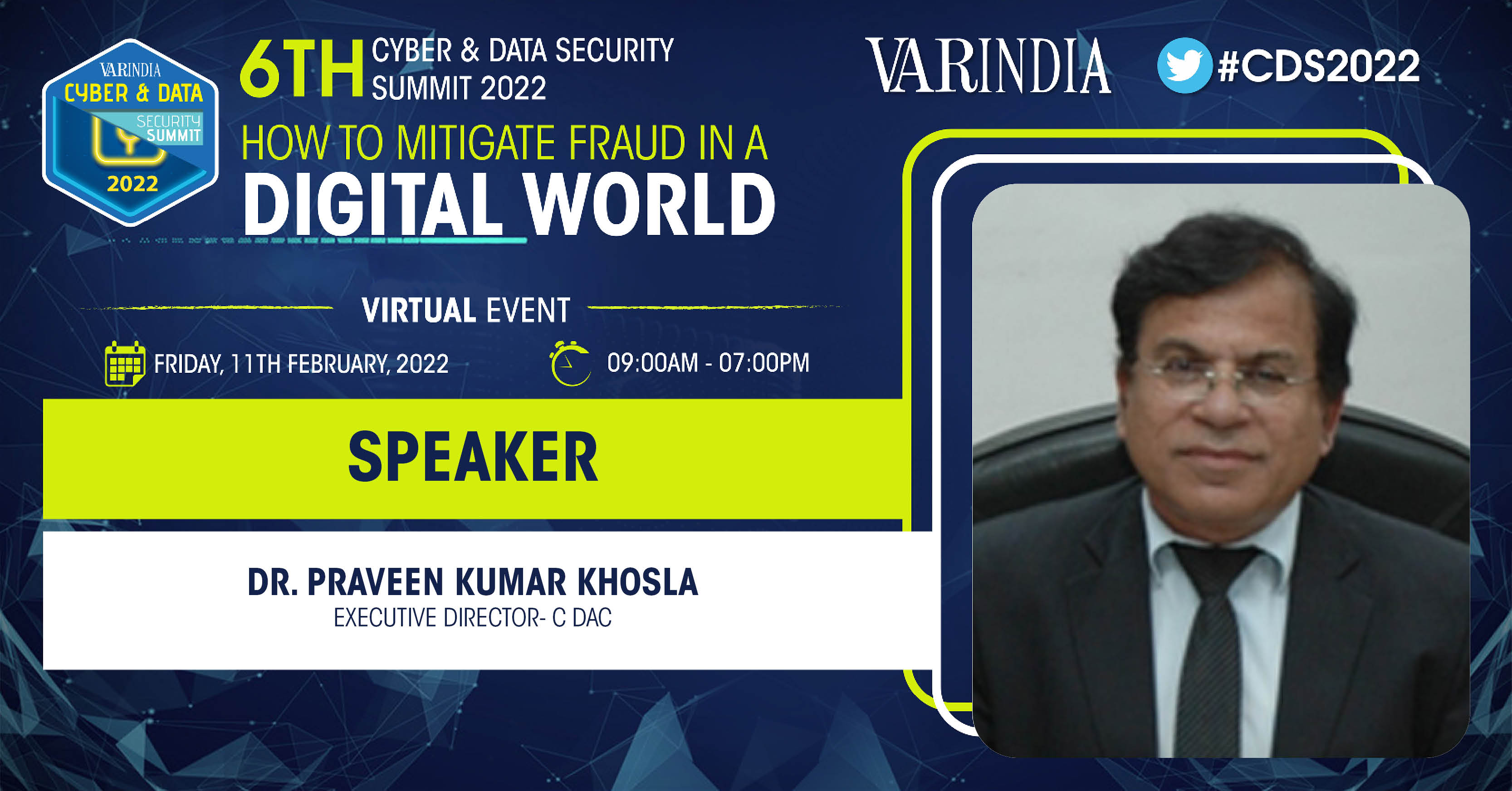 Theme address by Dr. Praveen Kumar Khosla, Executive director- C Dac