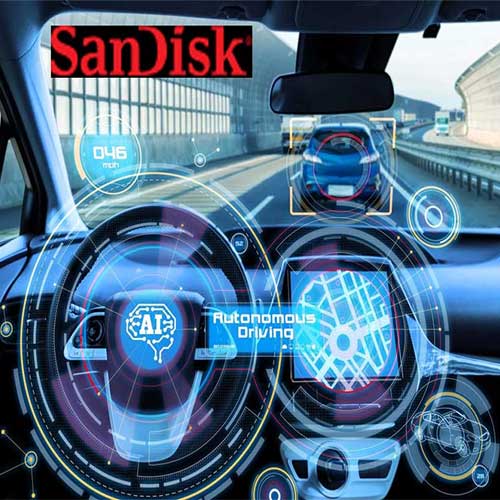 Sandisk unveils automotive grade UFS4.1 embedded flash drive