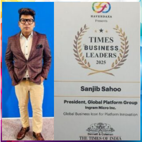Sanjib Sahoo conferred with â€œGlobal Business Iconâ€ award at Times Business Leaders 2025