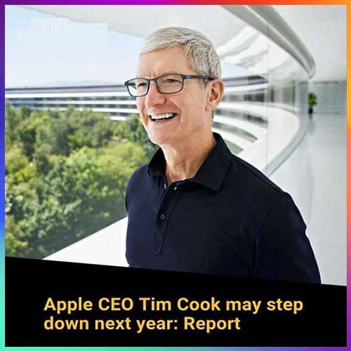 Tim Cook May Step Down as Apple CEO Next Year