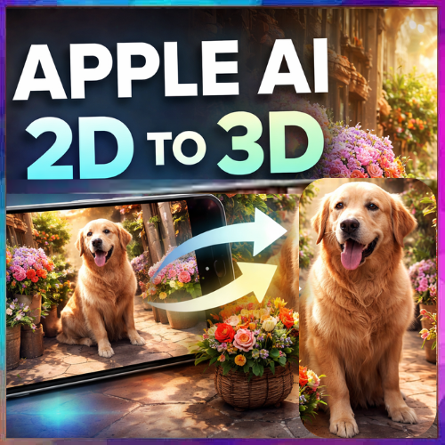 Appleâ€™s new open-source model can instantly turn 2D photos into 3D views