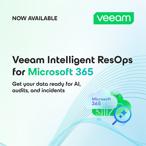Veeam Announces Availability of Intelligent ResOps for Microsoft 365