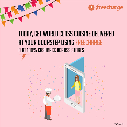FreeCharge offers 100% cashback for 100,000 merchants