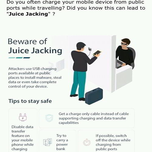 Charging Cell Phone on Public Place Could Bring Great Risk