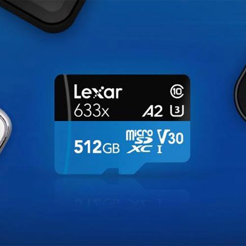 Lexar unveils world's largest A2 microSD card