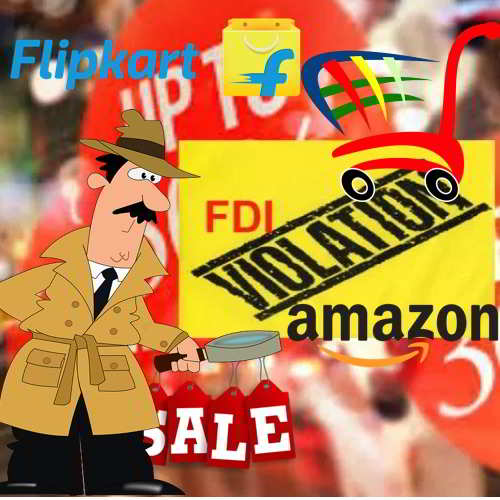 Indian Govt hold Amazon, Flipkart accountable  for violating e-commerce FDI rules