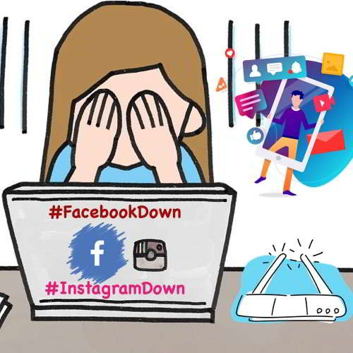 #FacebookDown and #InstagramDown around the Globe : Users report trouble accessing the social media platforms - No One Knows Why ?