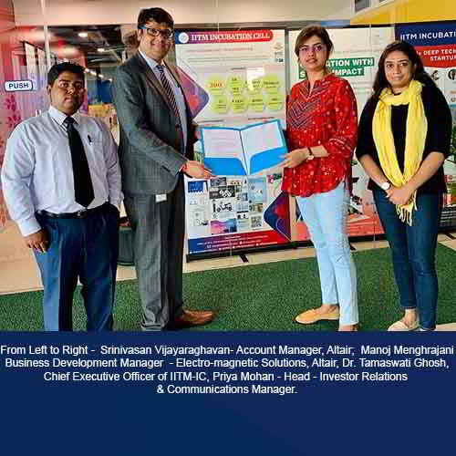 Altair and IIT( Madras ) Signed MoU to Foster Start-ups with Technology Access and Mentorship