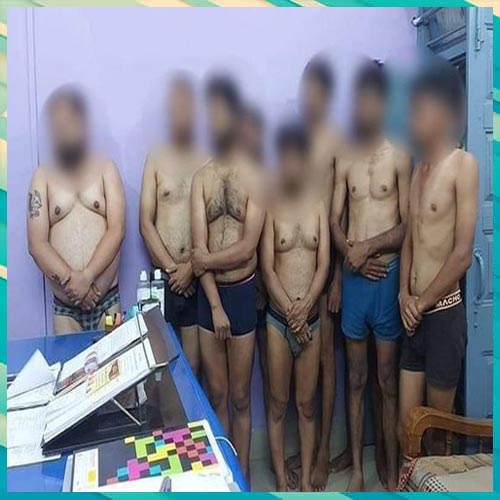 Viral photos show journalists stripped half-naked in MPâ€™s Sidhi police station