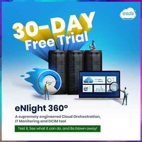 ESDSâ€™ tool eNlight 360Â° comes up with an exclusive 30 days free trial